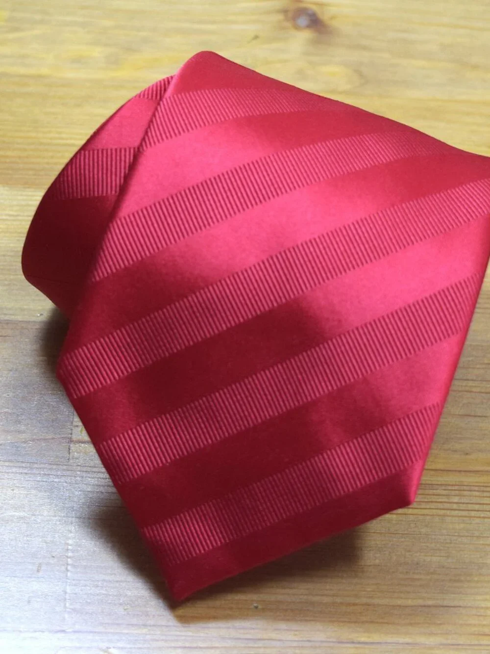 $525 BRIONI Red stripes Regimental handmade Satin silk Blend neck Tie Italy
